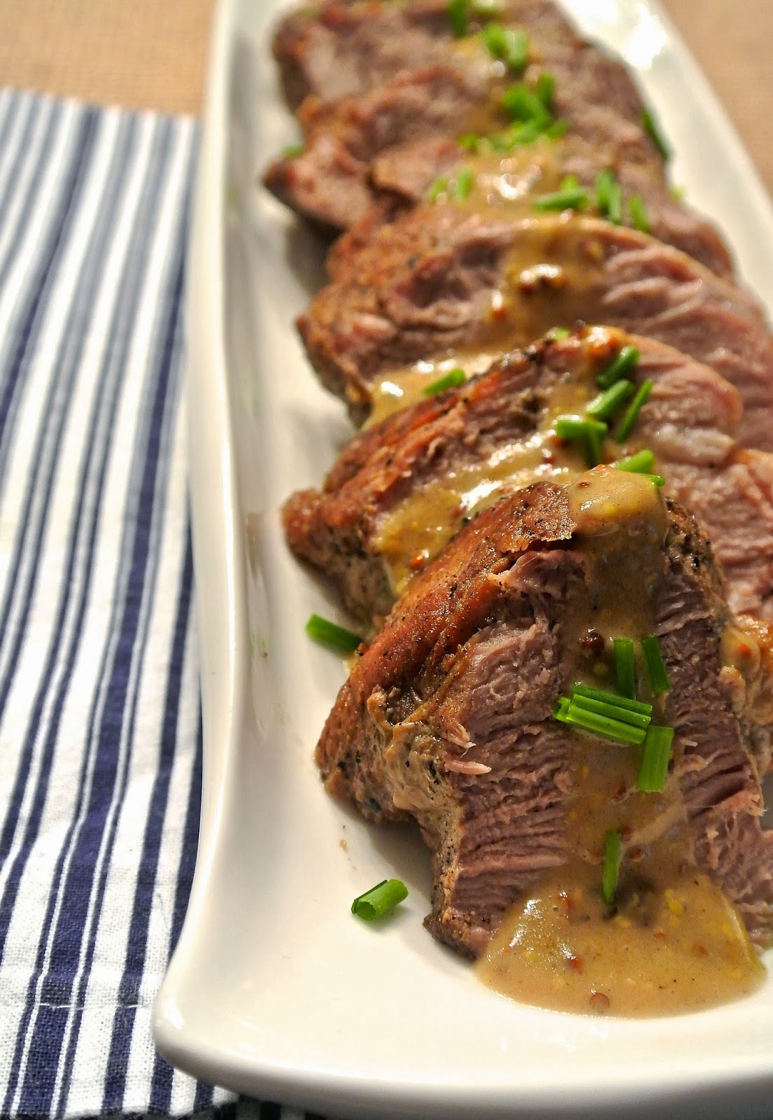 The Barbee Housewife PanSeared Pork Tenderloin with Whole Grain