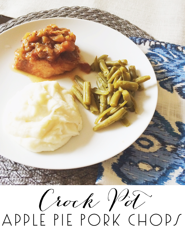 Tasty Tuesday Apple Pie Pork Chops Lovely Life Styling