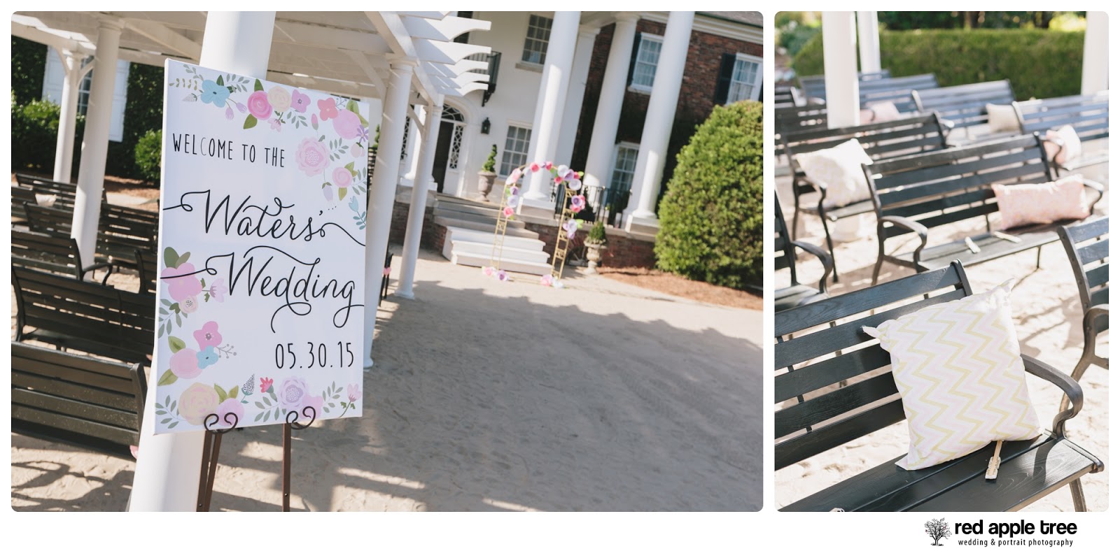 red apple tree photography Boone Hall Plantation Wedding with Megan