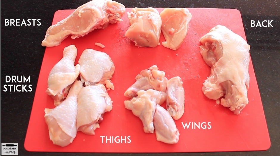 how-to-cut-up-a-whole-chicken-into-8-pieces | www.mountaintopchef.blogspot.com