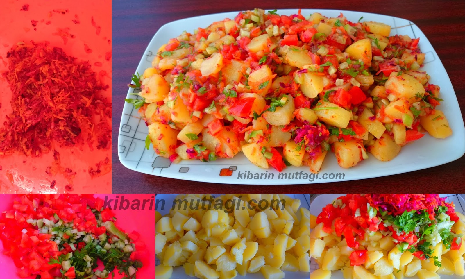 Diyet Patates Salatası Tarifi Diyet Patates Salatası Tarifi