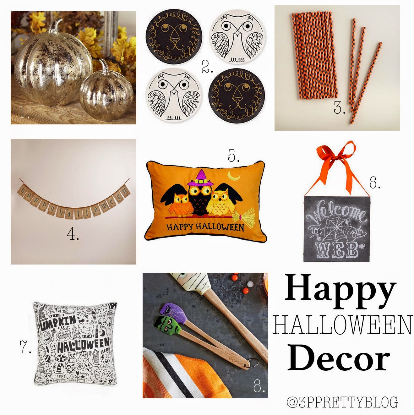 Particularly Practically Pretty: Happy Halloween Decor - Happy Halloween Decorations Particularly Practically Pretty: Happy Halloween Decor - Happy Halloween Decorations