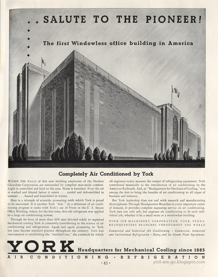 Phil Are Go! York Air Conditioning All hail the windowless office