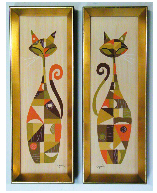 Rhan Vintage. Mid Century Modern Blog. Mid Century Cats.