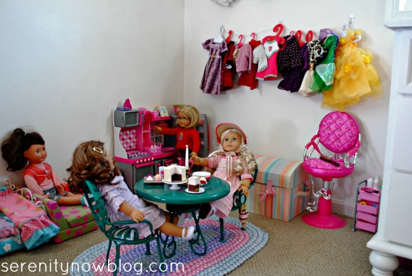 Storing & Displaying American Girl Doll Clothes, from Serenity Now
