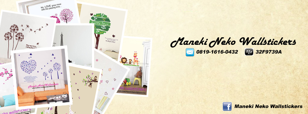 jual wall sticker murah maneki neko wallstickers jual wall sticker murah maneki neko wallstickers