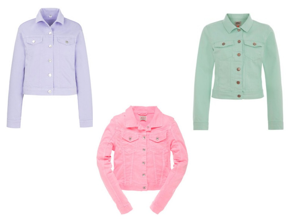 pastel purple denim jacket