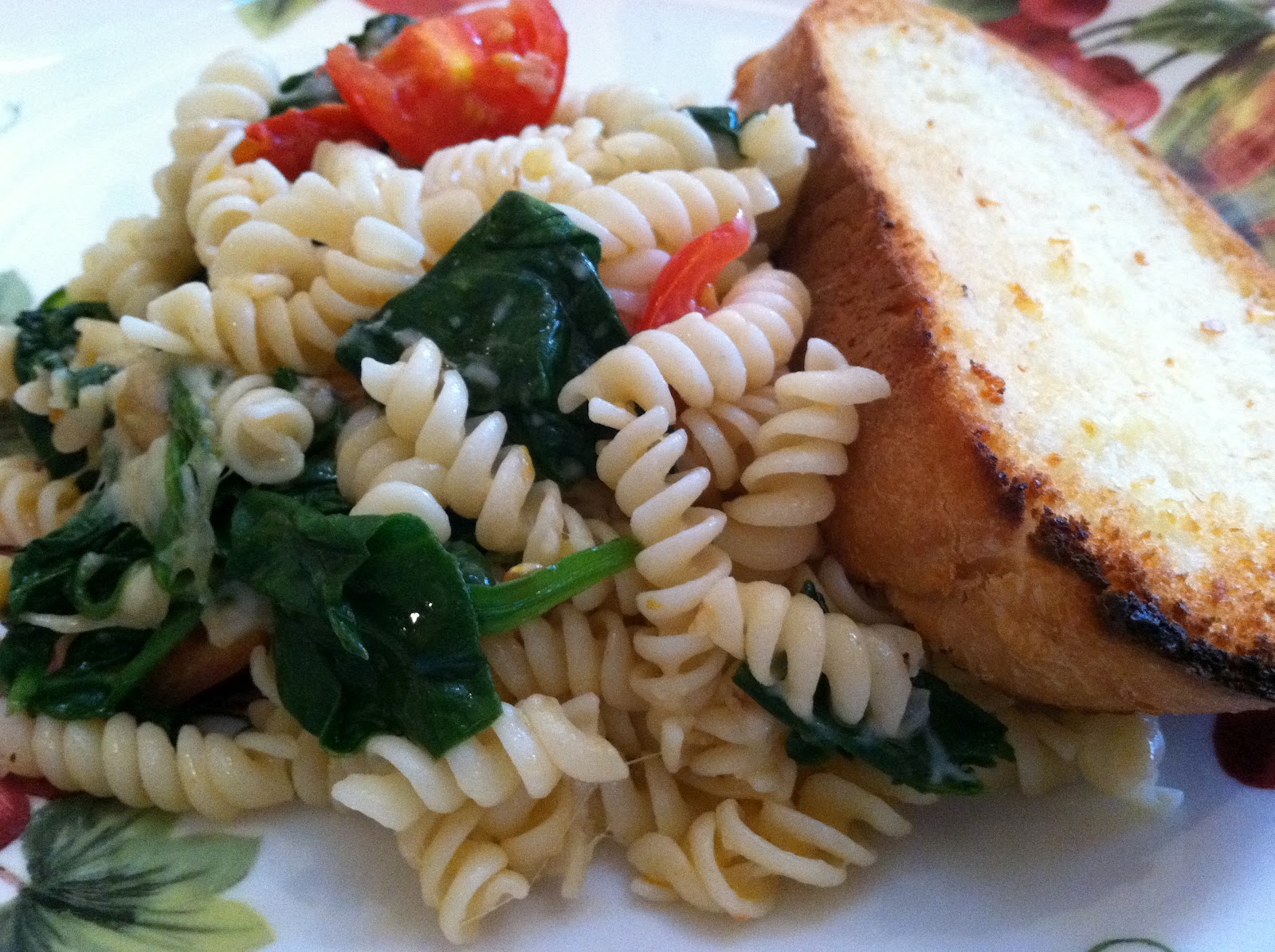 Little Magnolia Kitchen Giada's Fusili Pasta with Spinach and Asiago