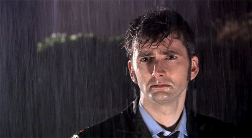 Dr Who / David Tennant - Rain Gif