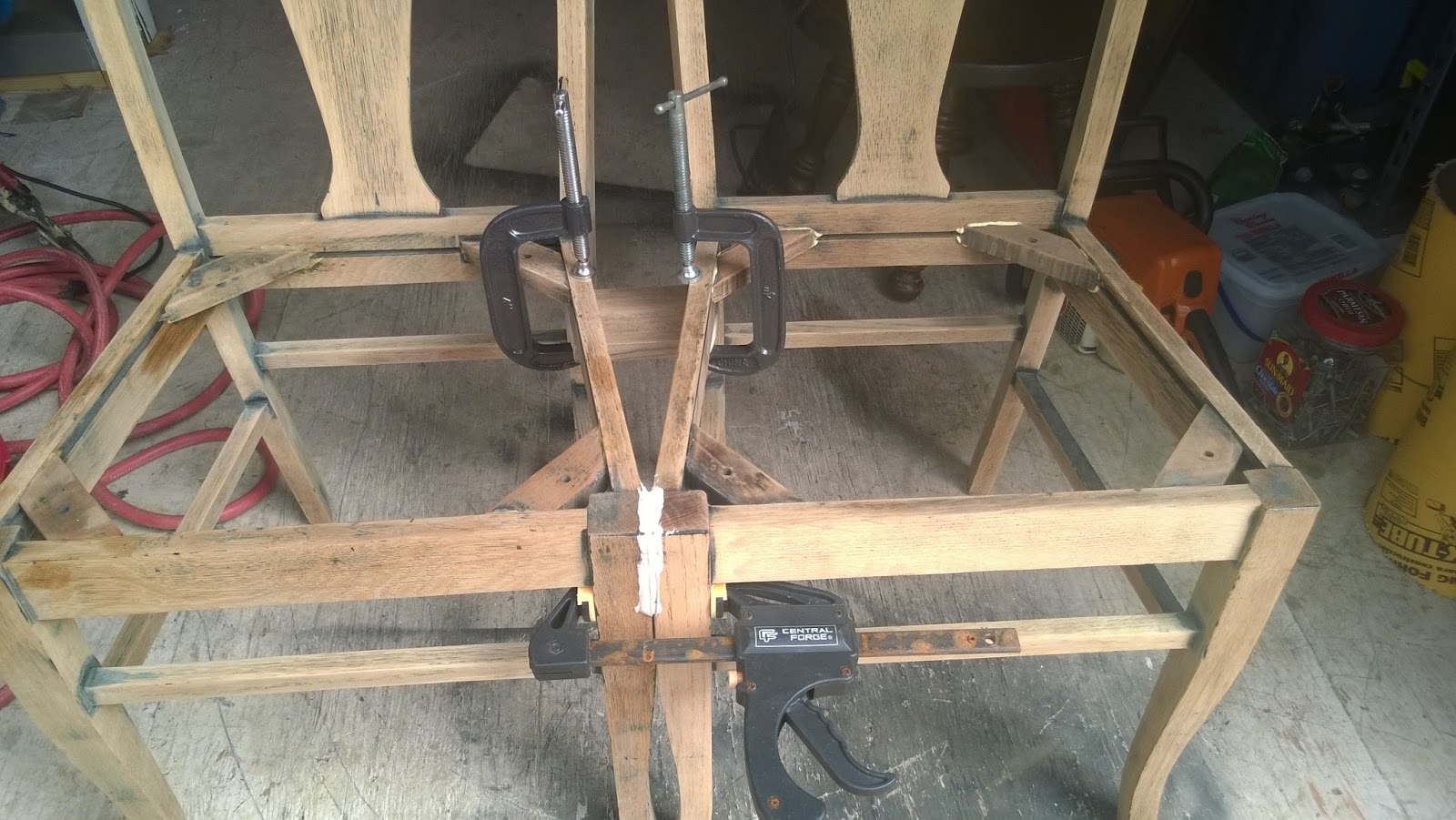 Homespun Redone Antiques What to do with extra dining chairs