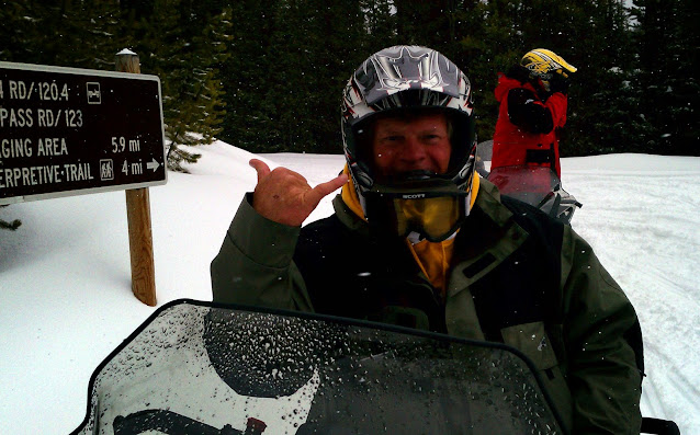 Capt Blair Wiggins Snowmobiling