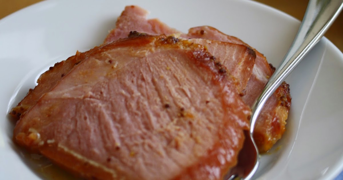 Hot Dinner Happy Home Apricot Mustard Glazed Ham