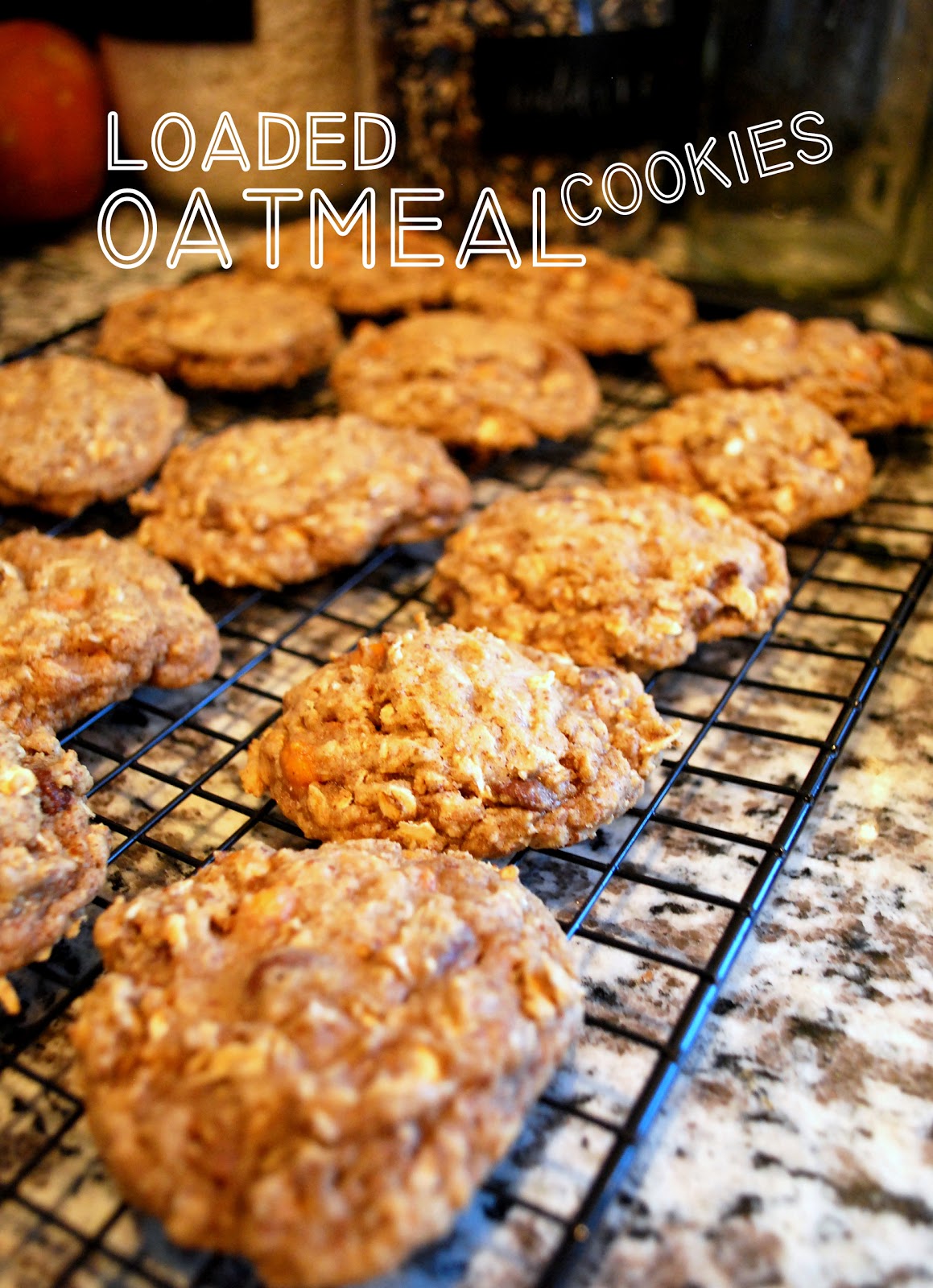 lizzy write: loaded oatmeal cookies
