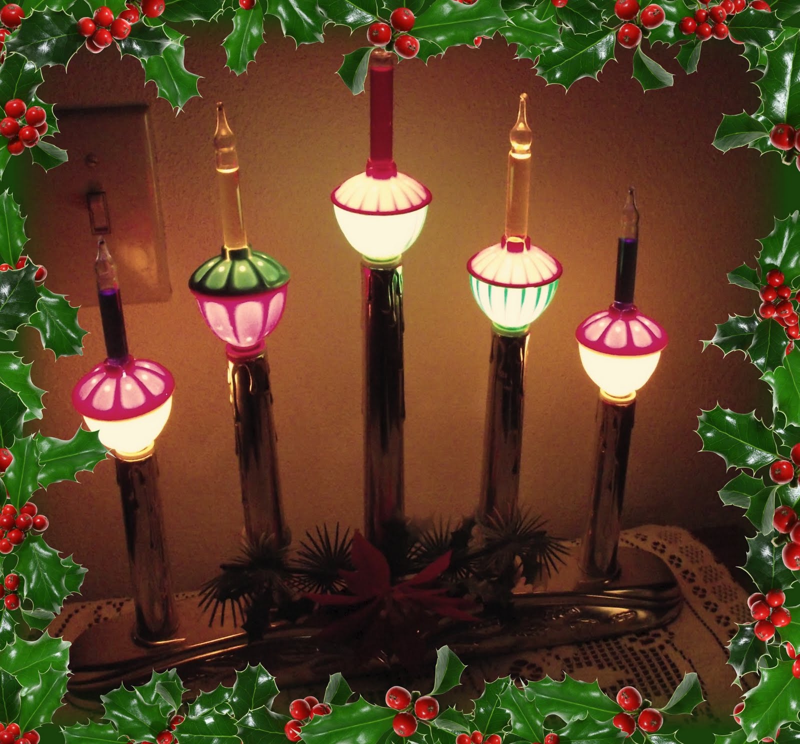 Never Enough Time Candles on the Tree...or Bubble Lights?