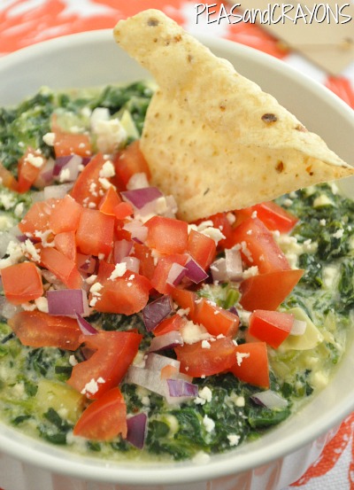 Healthified Spinach and Artichoke Dip