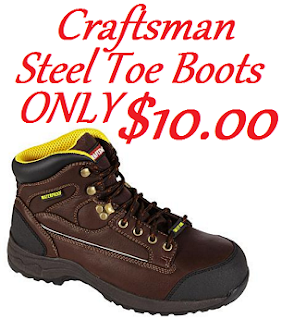 kmart steel toe boots womens