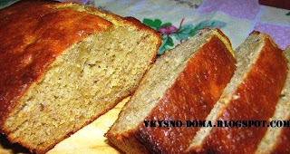 Бананово-яблочный кекс