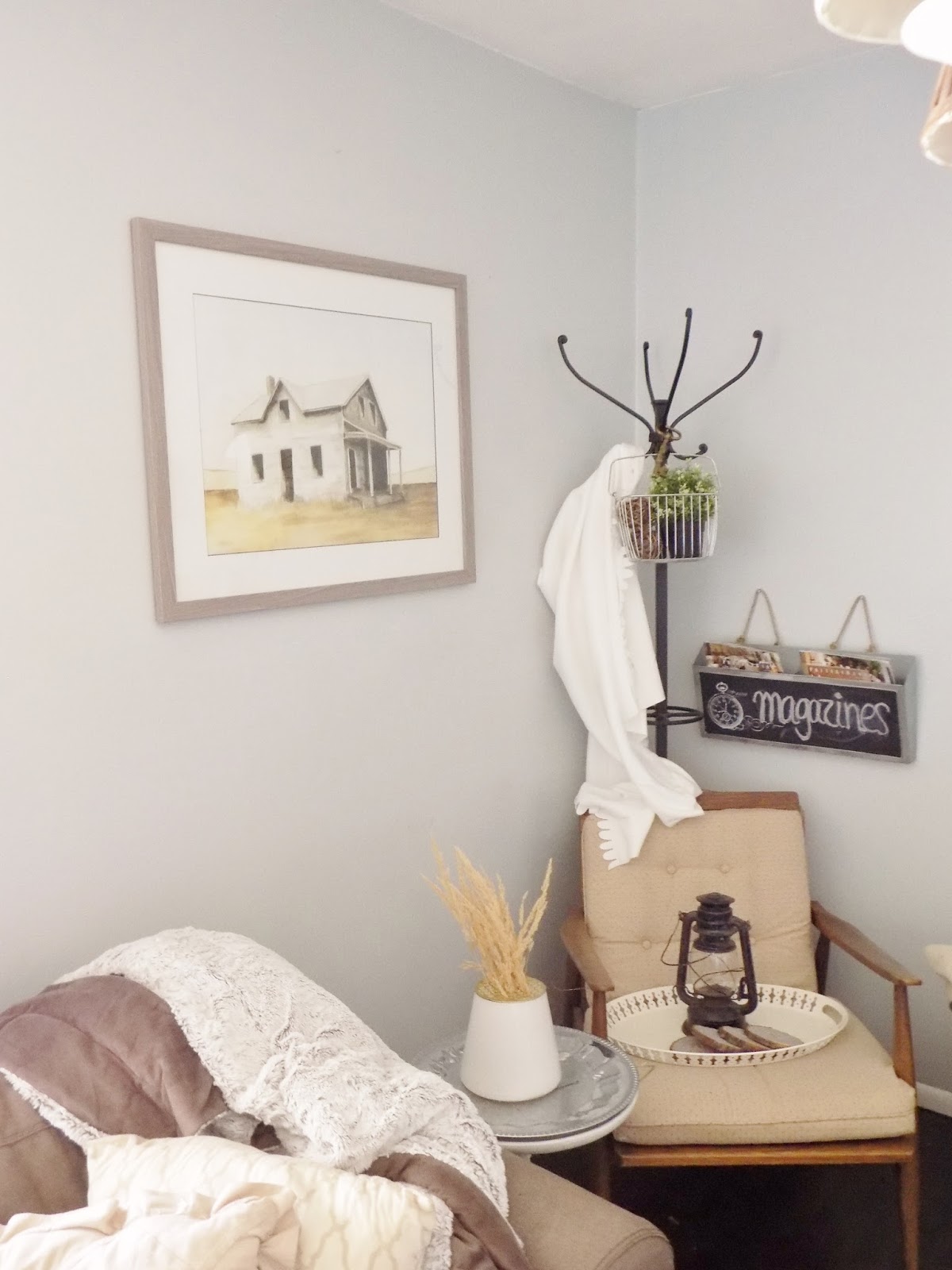 The Quaint Sanctuary { New Farmhouse Living Room Artwork }