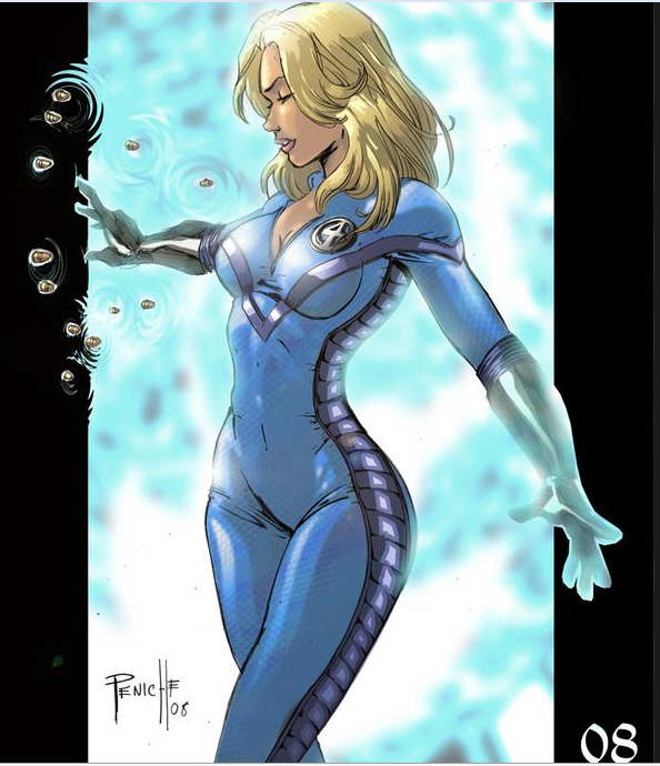 cartoon invisible woman