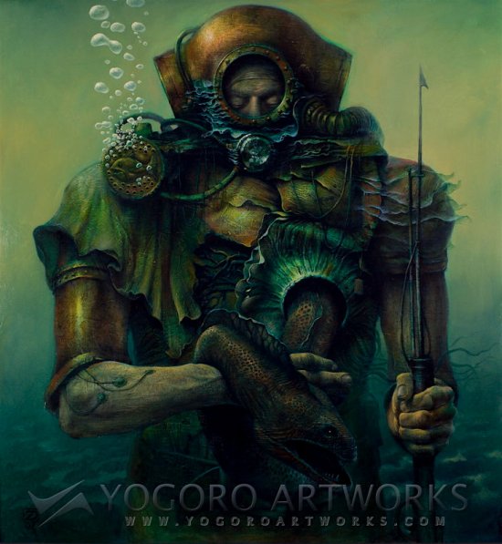 As sombrias e surreais pinturas pós-apocalípticas com toques de terror e ficção de Dariusz Zawadzki Dariusz Zawadzki deviantart pinturas surreais sombrias distopia ficção científica apocalipse terror demônios
