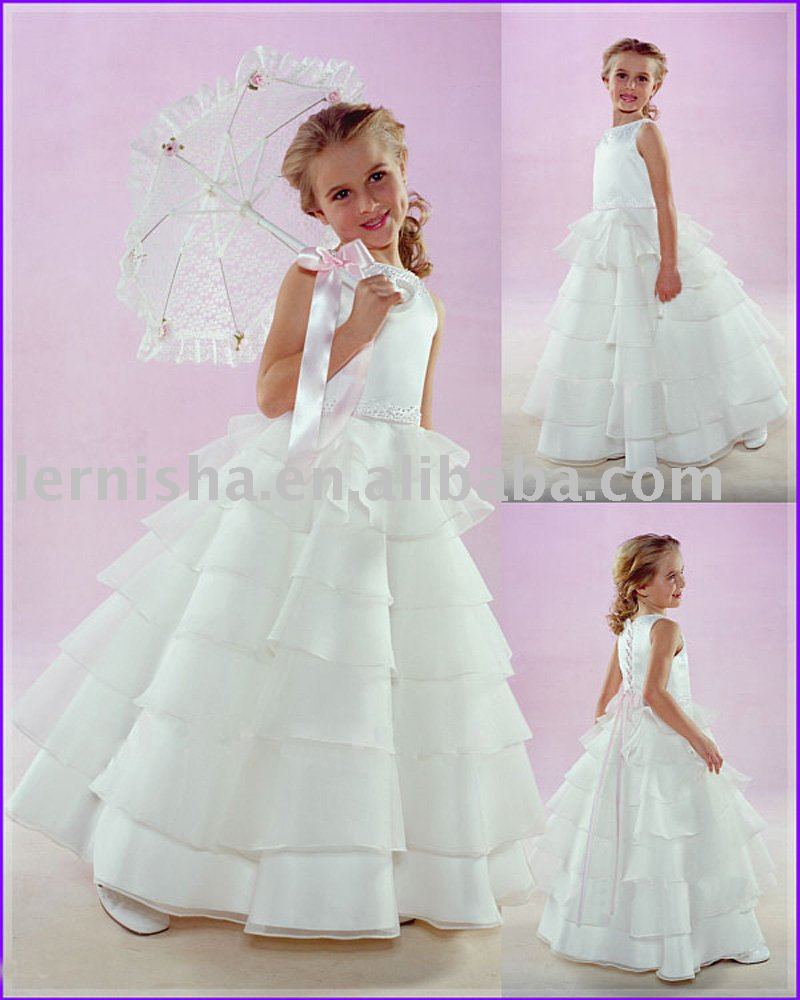 childrens wedding dresses ebay