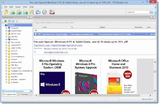 Eml Viewer Pro displaying a html .eml file. Eml Viewer Pro displaying a html .eml file.