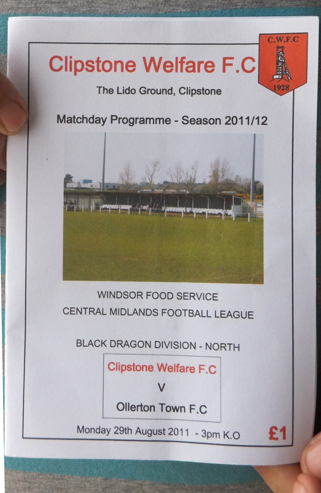 ON THE ROAD 20112012 Clipstone Welfare 31 Ollerton Town (CMLN)