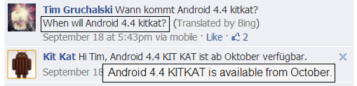 Android 4.4 release date