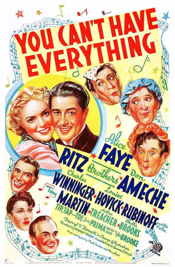 "NO SE PUEDE TENER TODO" (YOU CAN'T HAVE EVERYTHING) (1937)