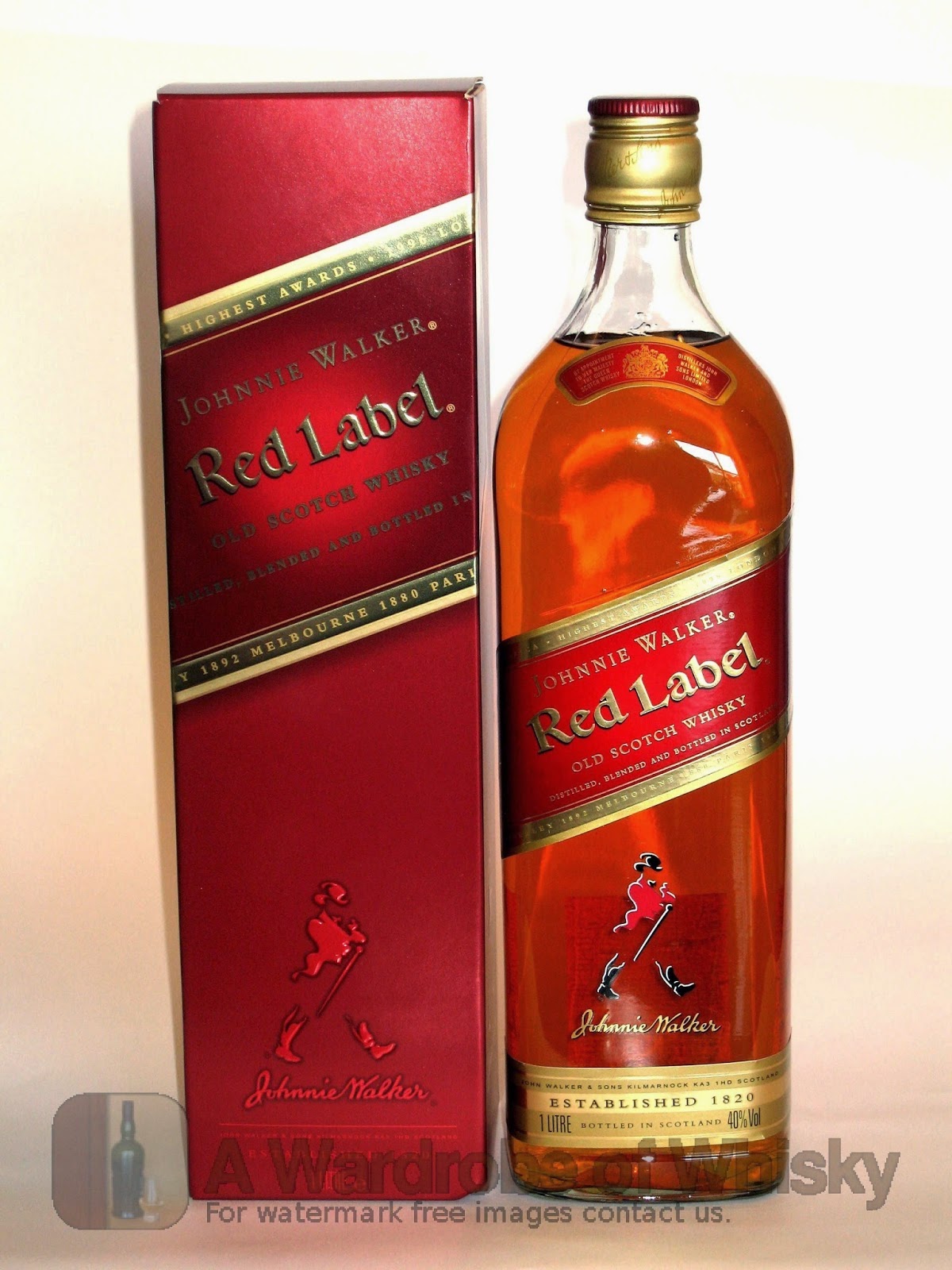 BEBIDAS POLLO WHISKY Johnnie Walker's Red Label