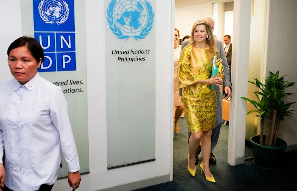 Queen Maxima during a three-day visit to the Philippines, as a special advocate of the Secretary-General of the United Nations