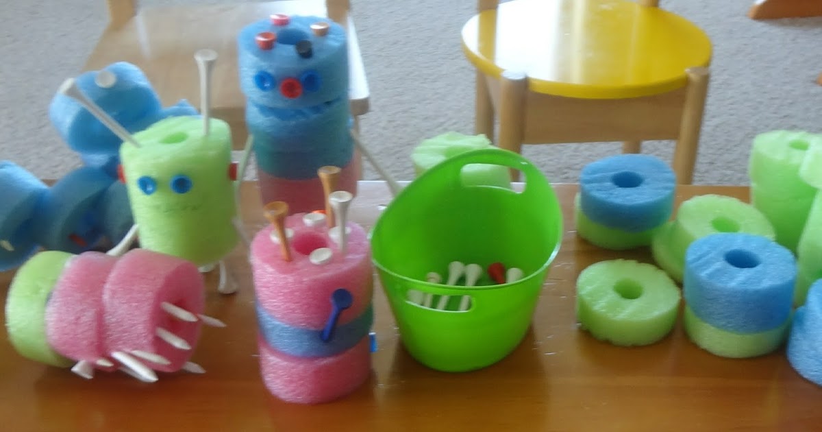 Time for Play Pool Noodles and Golf Tees