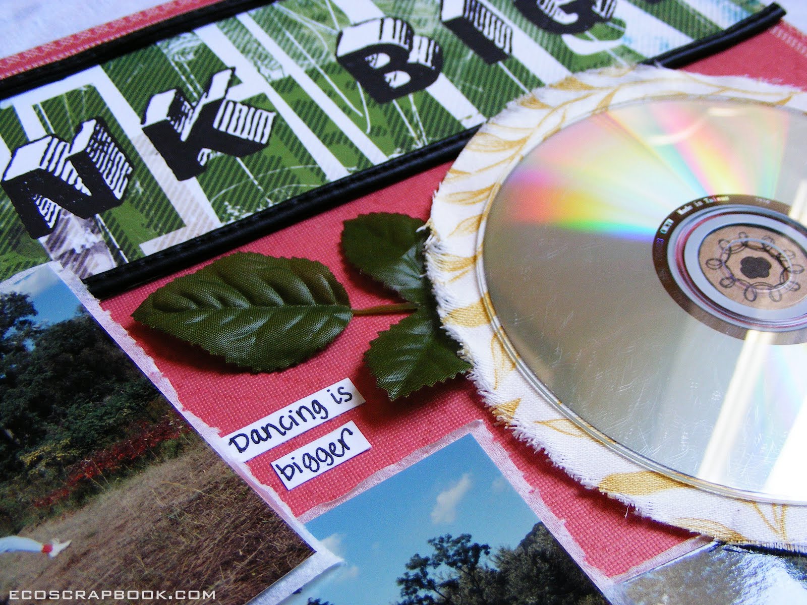 EcoScrapbook ScrapTiffany Recycled Blog Hop How many things can I