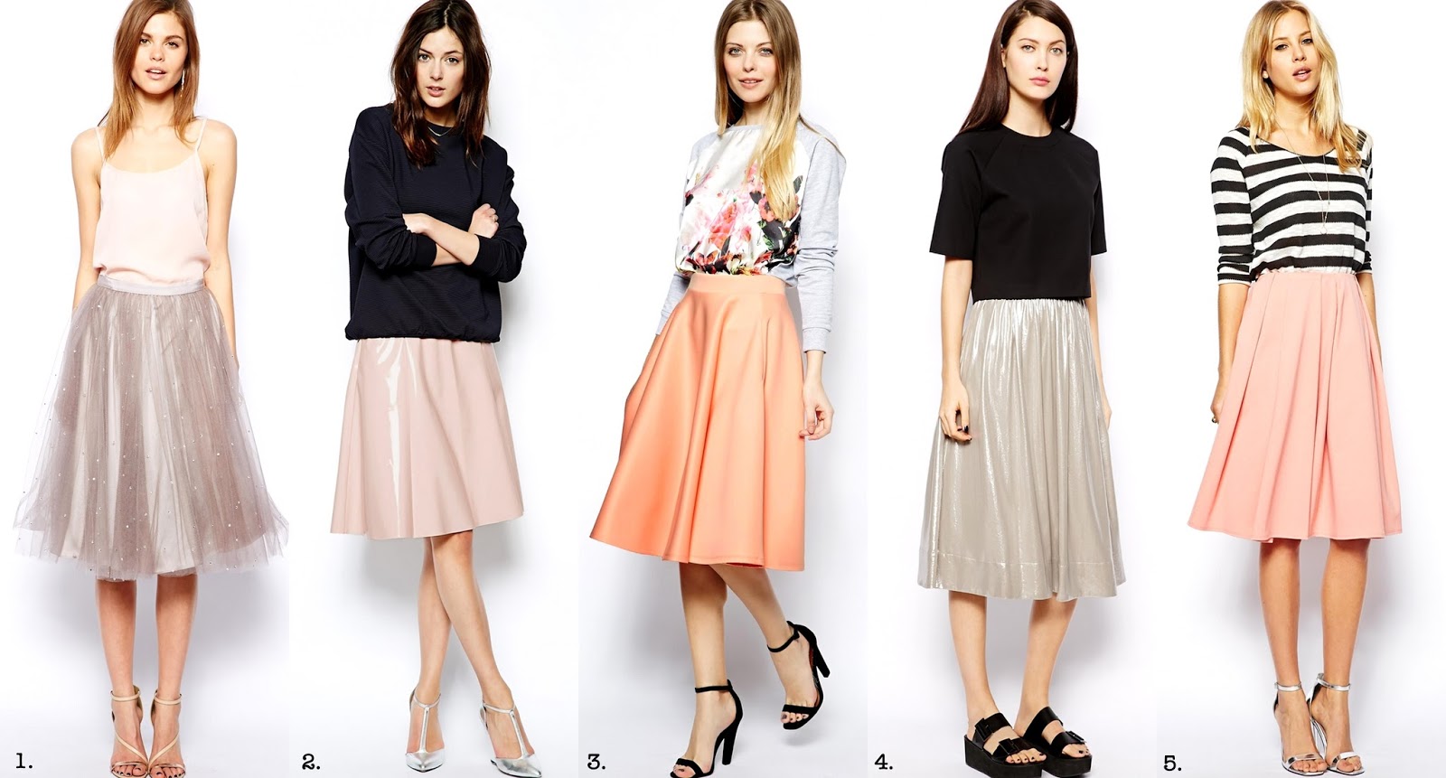 Frills and Thrills: The Midi Skirt Trend