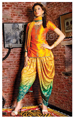 hairstyles with punjabi salwar suit