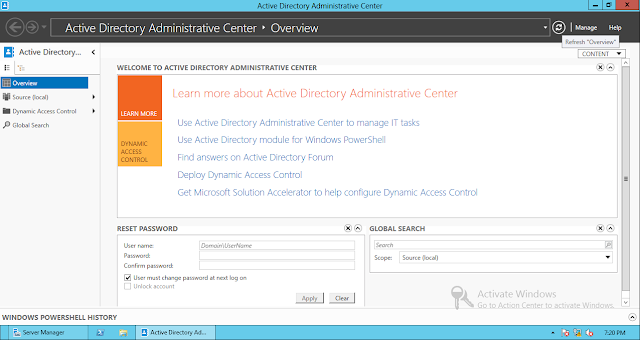 AD Shot Gyan: The Active Directory Administrative Center - Windows
