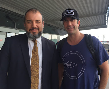 Danya Polykov and David Schwimmer, 08.2015