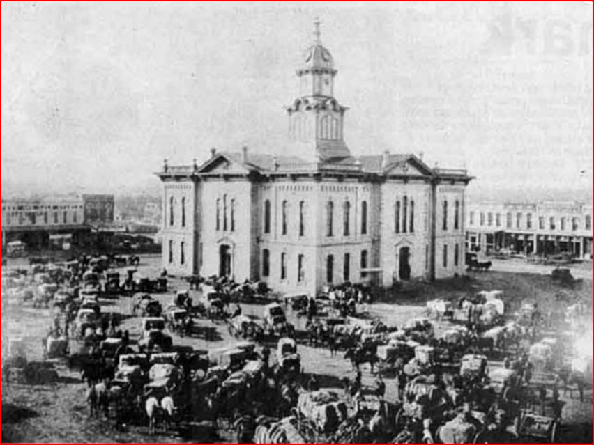 Former Grayson County Courthouse (1876) Sherman, Texas Houston street