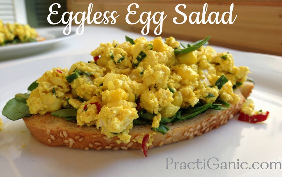 Eggless Egg Salad PractiGanic Vegetarian Recipes and Organic Living