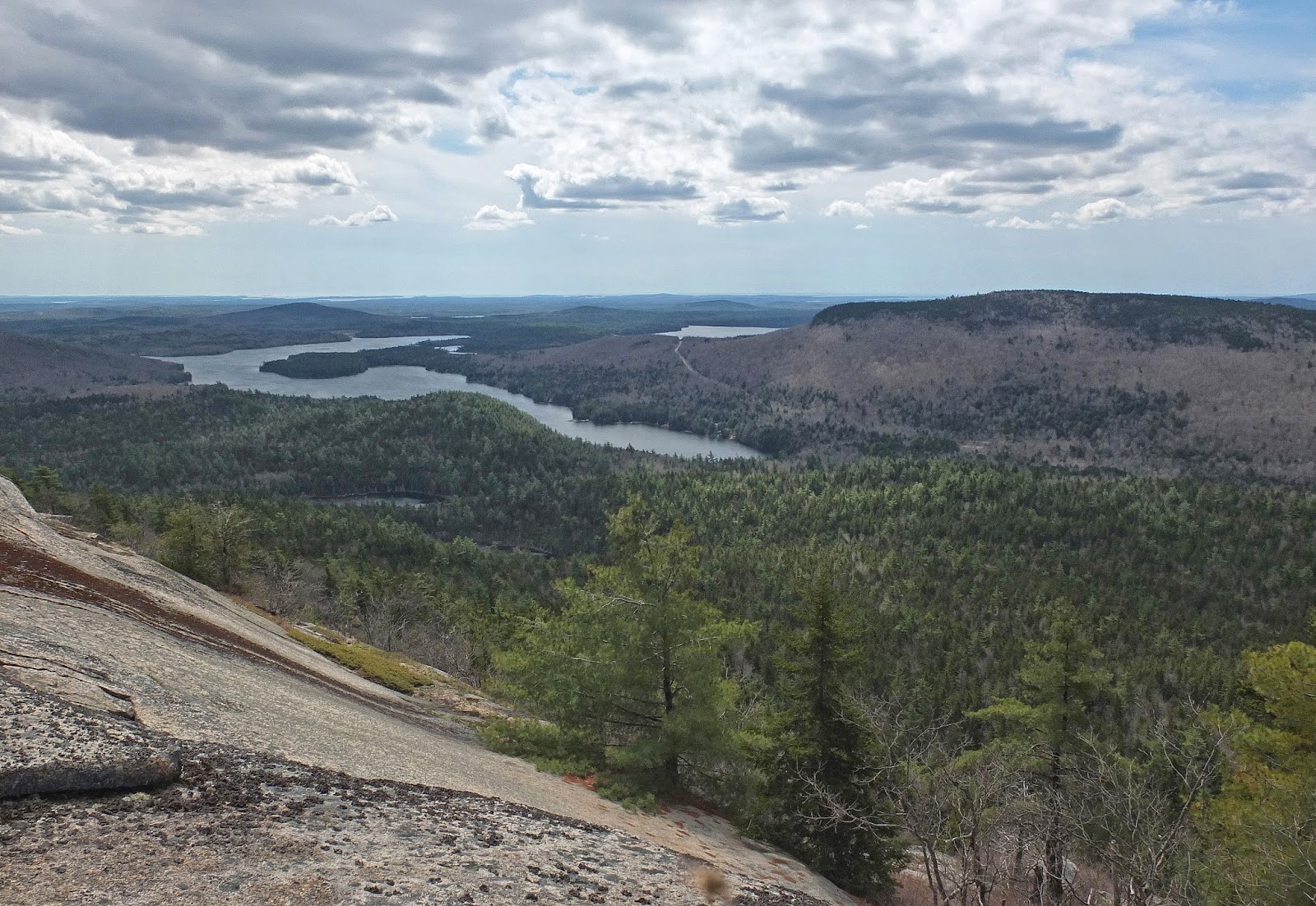 Hiking in Maine with Kelley 5/11/14 Tunk Mountain