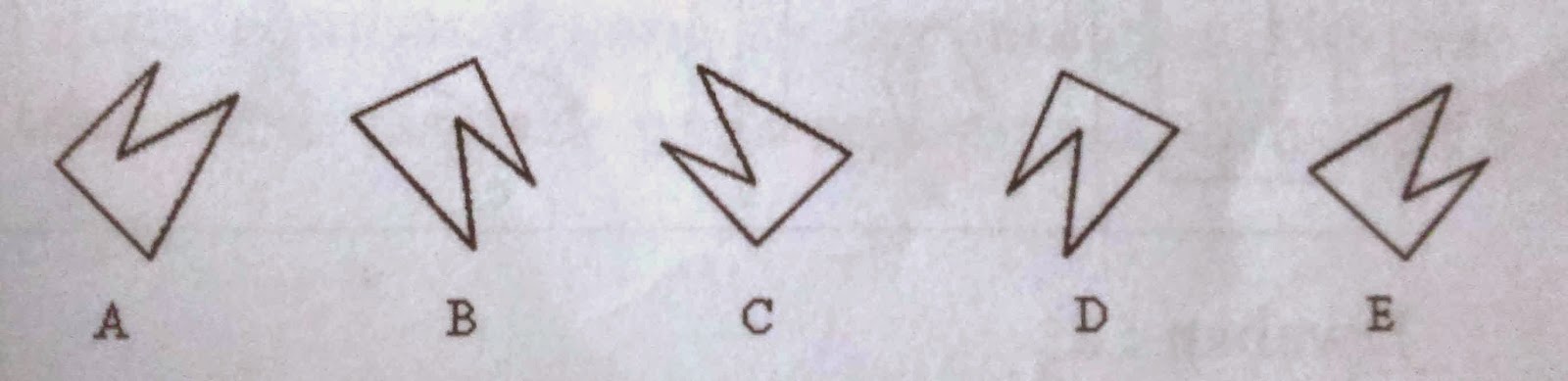 Belajar Psikotes Gambar Tes Visualisasi Spasial