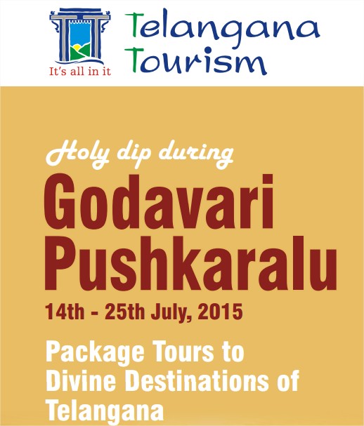 Goadavari Pushkaralu 2015 -Telangana Tourism Bus Packages Tours to Ghats, Tourist Attractions, Temples, Heritage Spots, Nature Retreats, Transportation Goadavari Pushkaralu 2015 -Telangana Tourism Bus Packages Tours to Ghats, Tourist Attractions, Temples, Heritage Spots, Nature Retreats, Transportation
