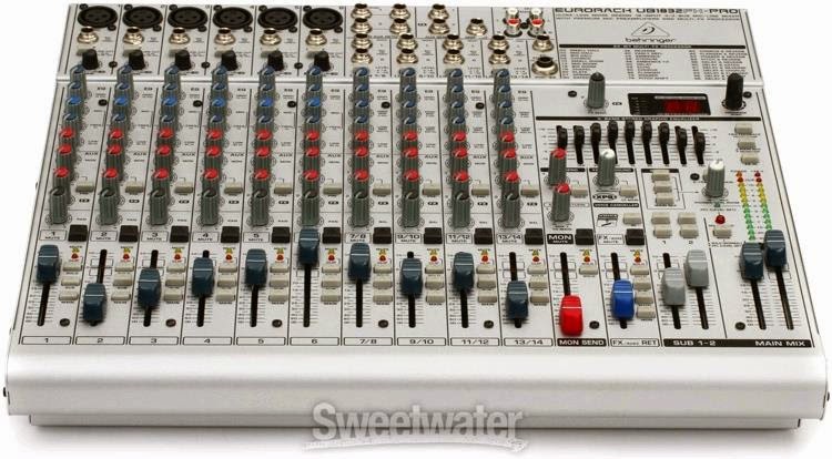 BEHRINGER EURORACK UB1832FX-PRO MIXER MANUAL