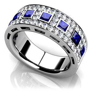Jewelry Trends Anjolee Diamond and Sapphire Ring