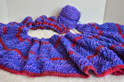 Hawthorne scarf knit scarf or shawl, https://www.etsy.com/shop/JeannieGrayKnits