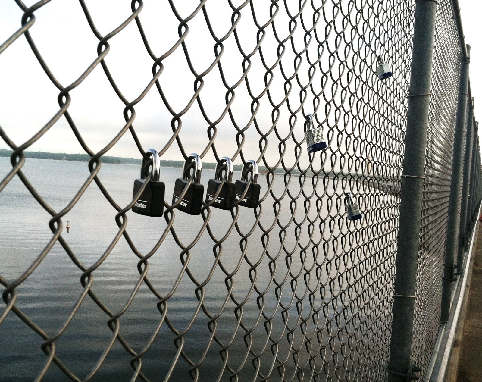 cfLegette Originals Dam Locks Showing Up On Lake Murray