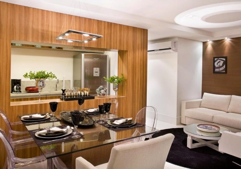 Salas de estar e jantar pequenas e integradas veja dicas + modelos para apa # Sala E Cozinha Pequena Juntas Salas de estar e jantar pequenas e integradas veja dicas + modelos para apa # Sala E Cozinha Pequena Juntas