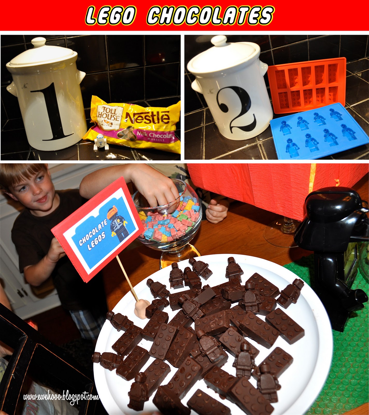 ewe hooo! Easy Prep Lego Party Food "How to"