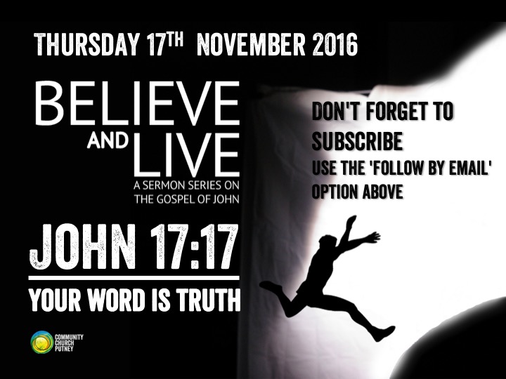 your word is truth
