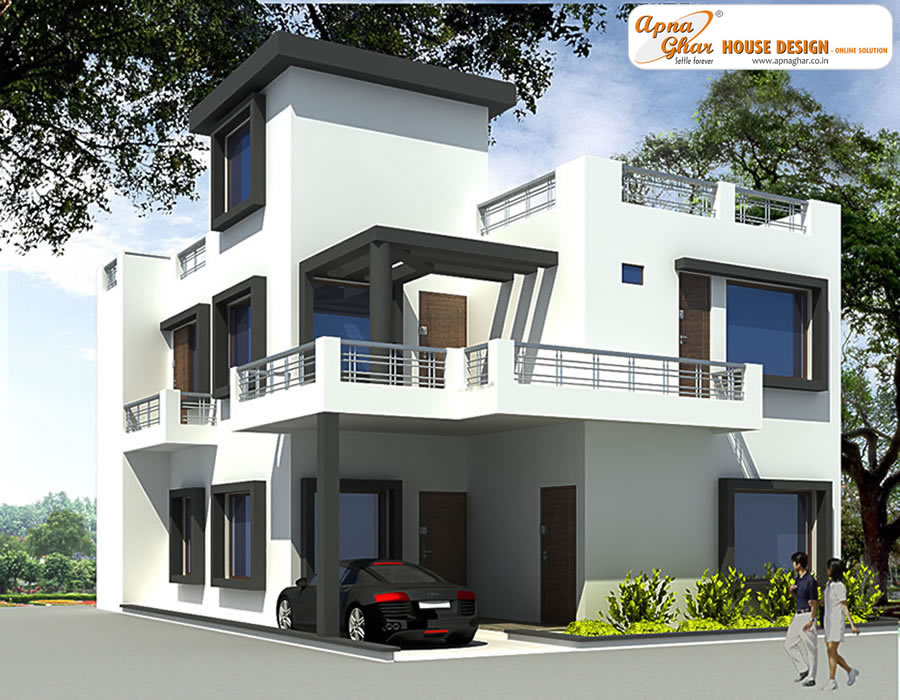 Duplex House Design ~ Complete Architectural Solution, House Plans ...